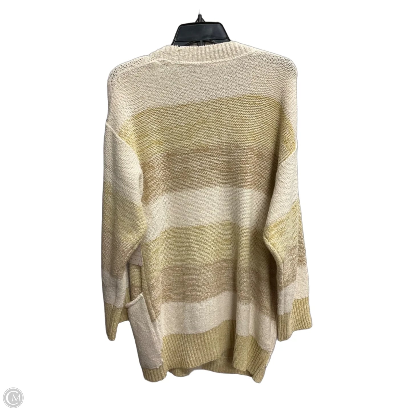Sweater By Free People In White & Yellow, Size: Xs