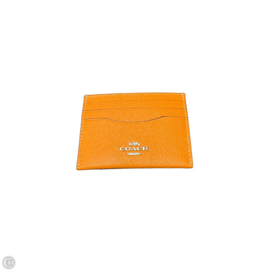 Id/card Holder Designer By Coach, Size: Small