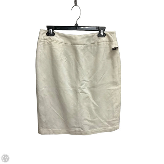 Skirt Midi By Calvin Klein In White, Size: 8