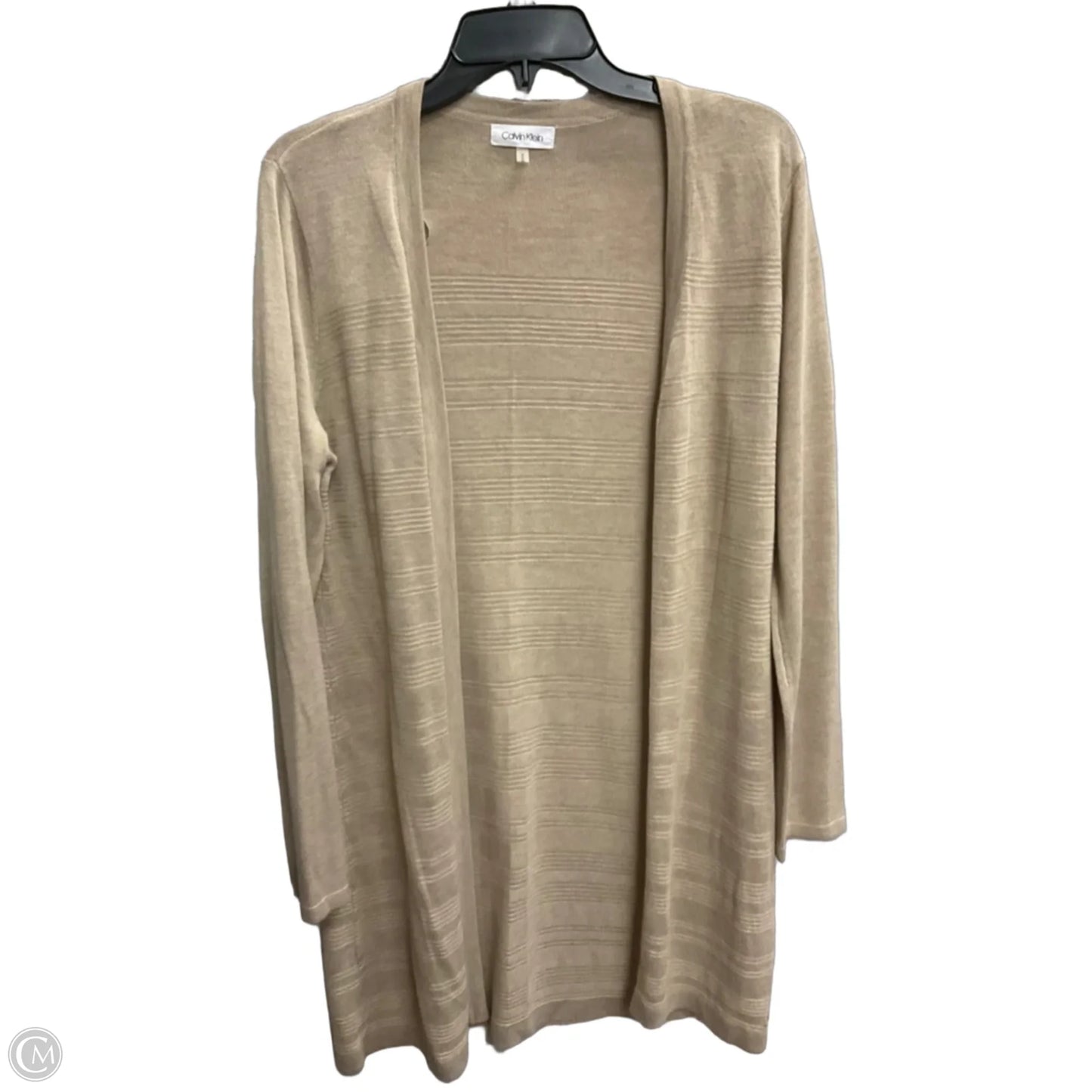 Cardigan By Calvin Klein In Tan, Size: M