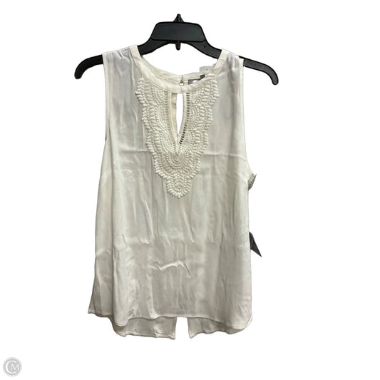 Top Sleeveless By Daniel Rainn In Cream, Size: Mp