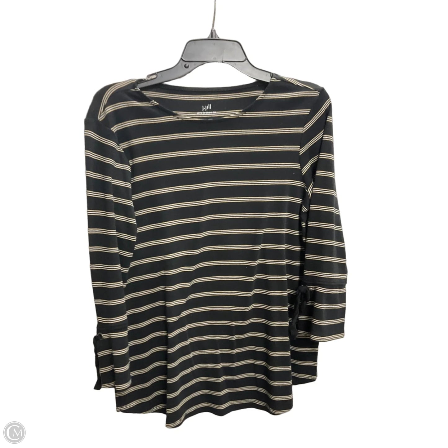 Top 3/4 Sleeve By J. Jill In Striped Pattern, Size: S