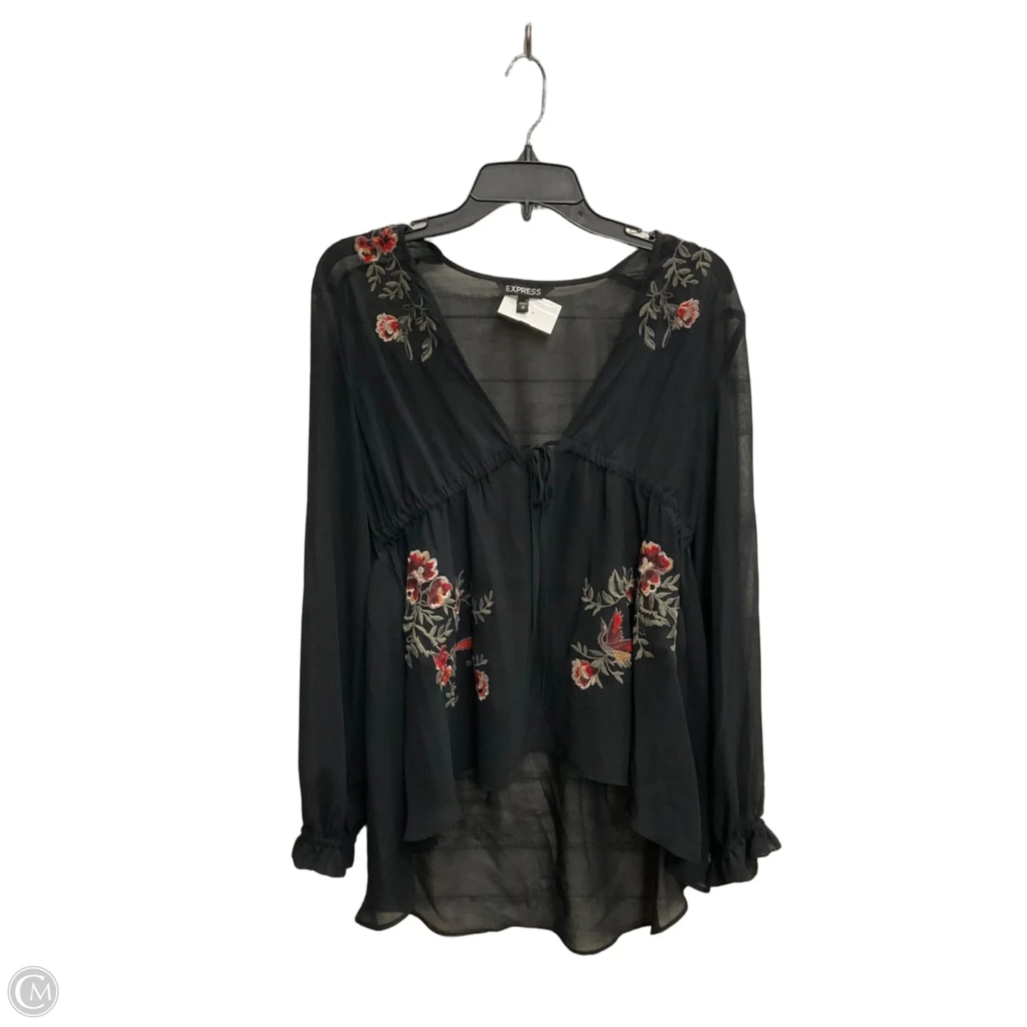 Swimwear Cover-up By Express In Black, Size: M