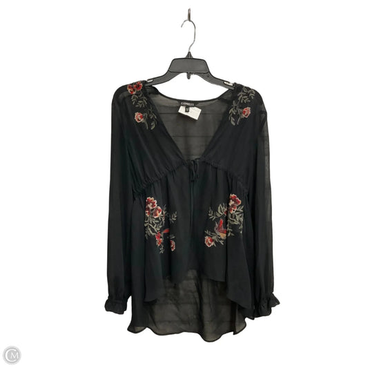 Swimwear Cover-up By Express In Black, Size: M