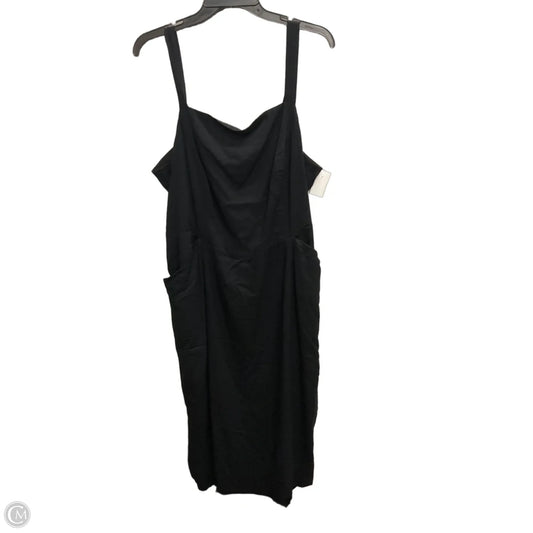 Dress Casual Midi By 41 Hawthorn In Black, Size: 1x