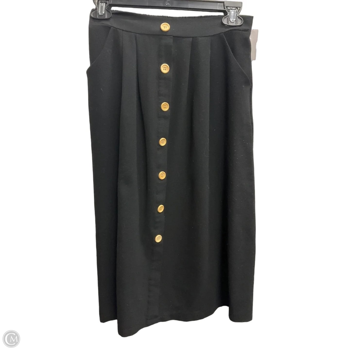 Skirt Maxi By Clothes Mentor In Black, Size: 0