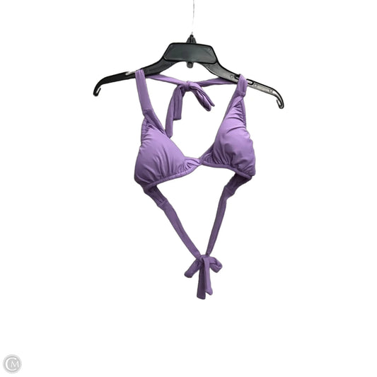 Swimsuit Top By Clothes Mentor In Purple, Size: L