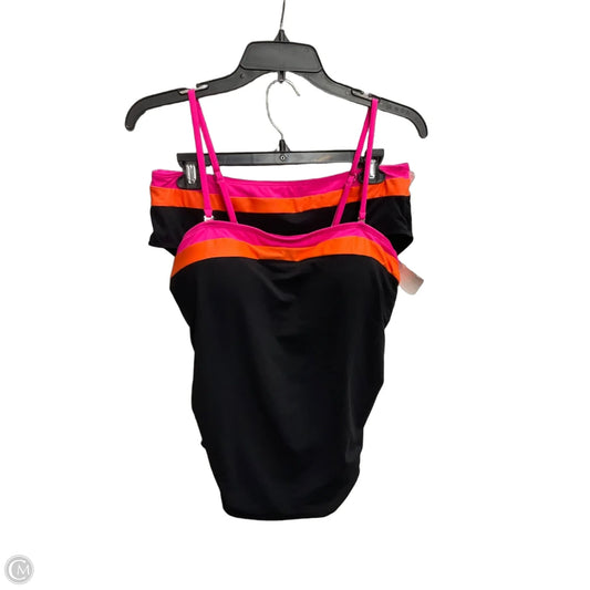 Swimsuit 2pc By Clothes Mentor In Multi-colored, Size: L