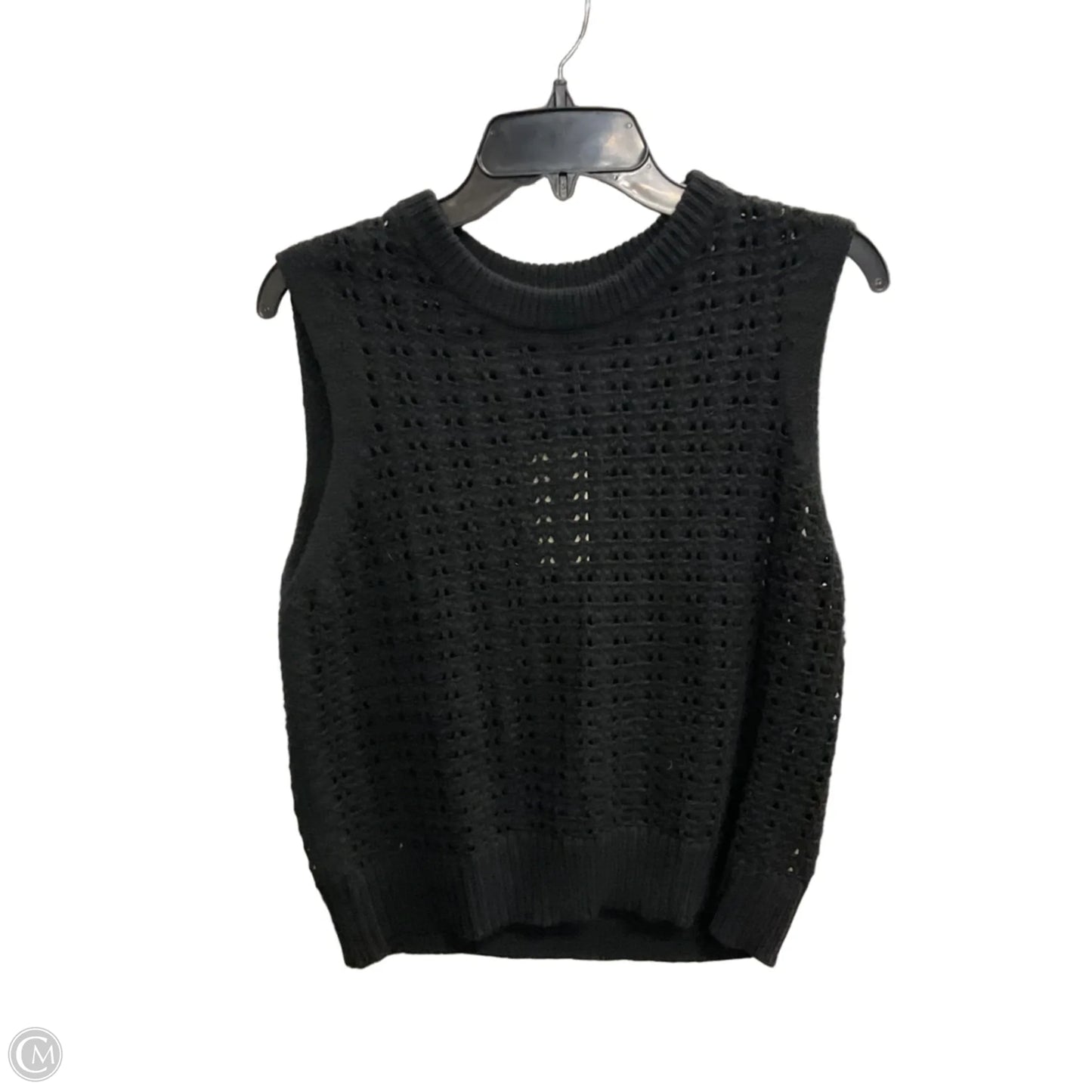 Vest Sweater By Universal Thread In Black, Size: M