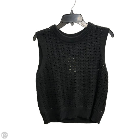 Vest Sweater By Universal Thread In Black, Size: M