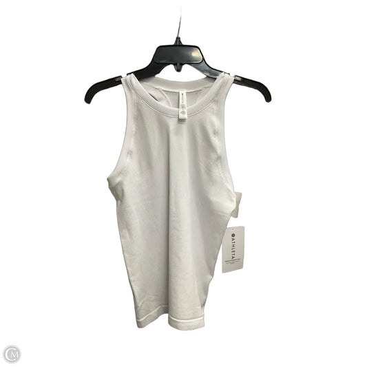 Athletic Tank Top By Athleta In White, Size: M