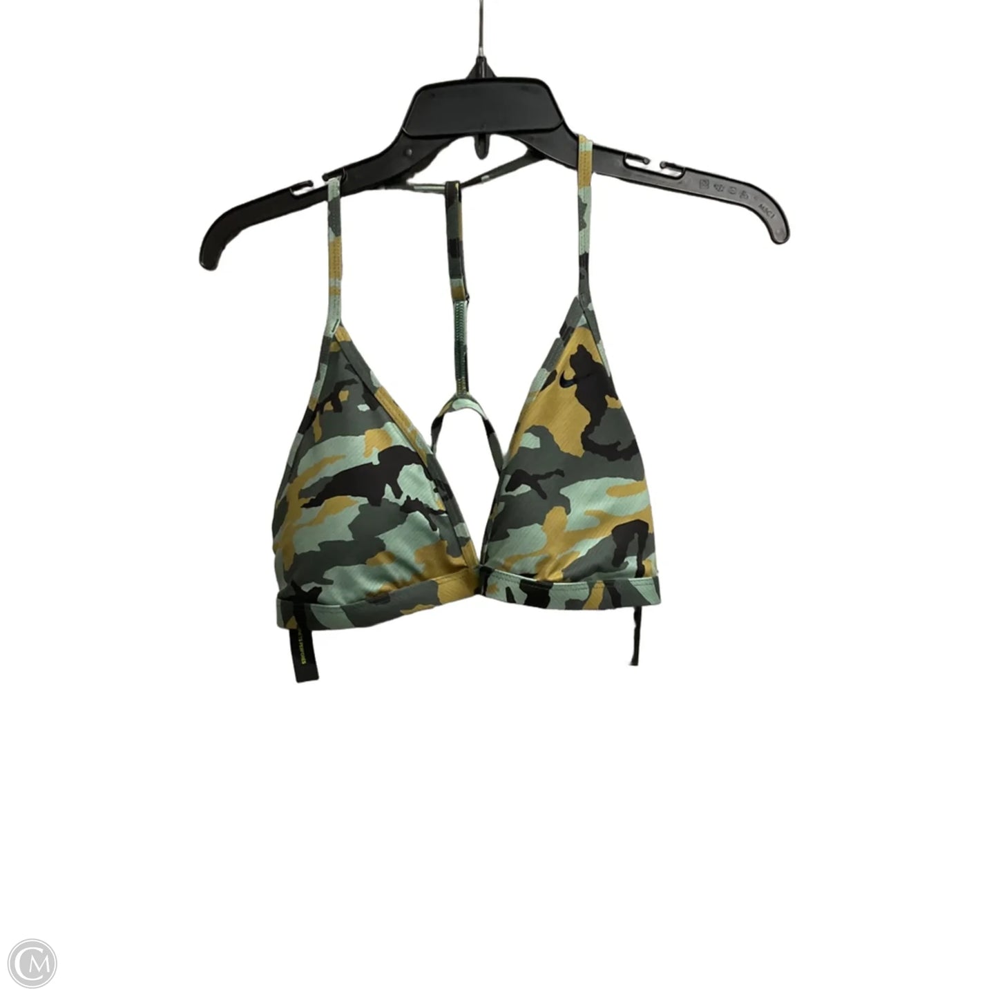 Swimsuit Top By Nike Apparel In Camouflage Print, Size: Xl