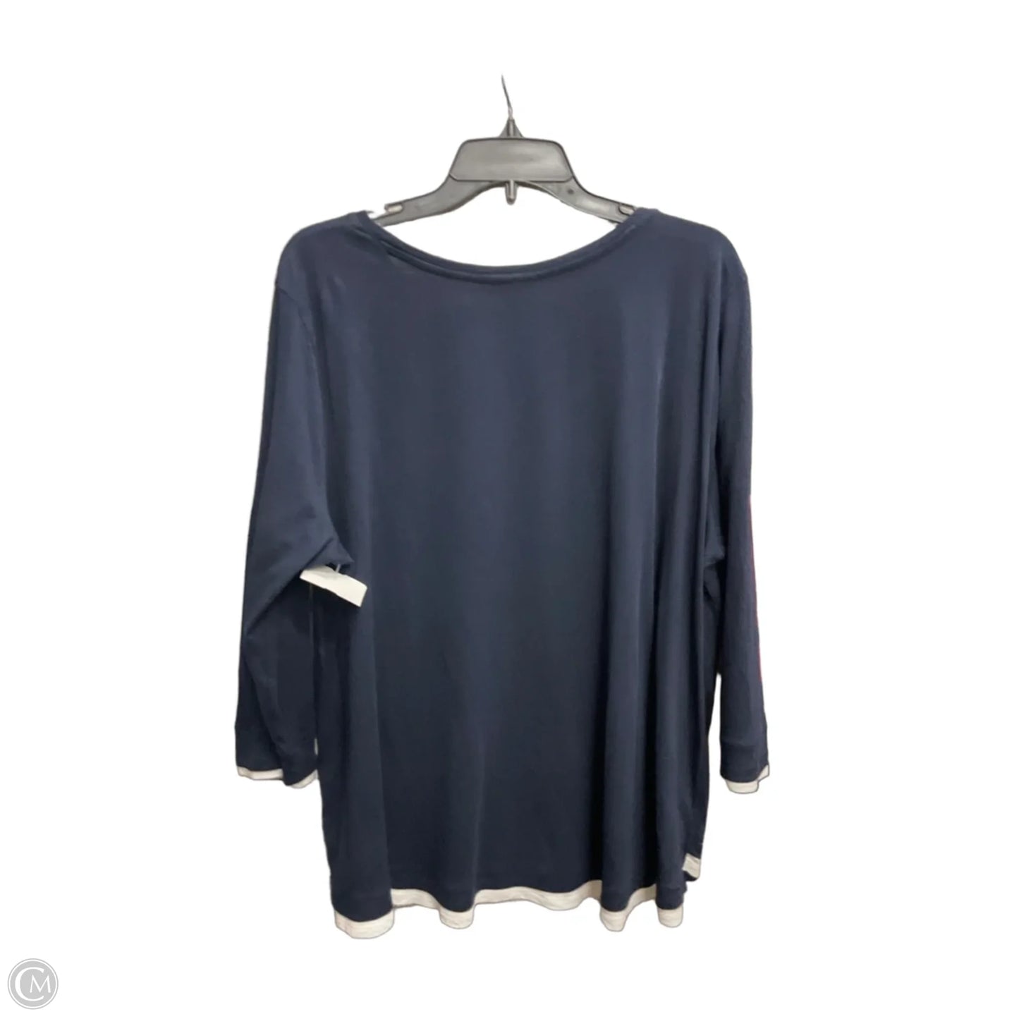 Top Long Sleeve By J. Jill In Navy, Size: Xl