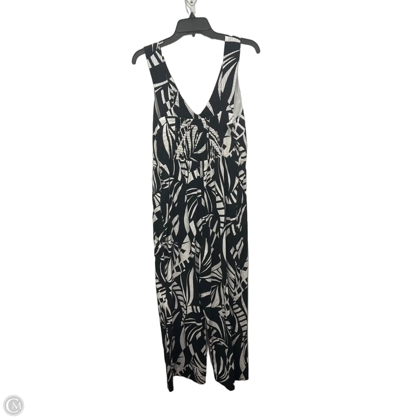 Jumpsuit By Tahari In Black & White, Size: M