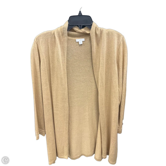 Cardigan By J. Jill In Tan, Size: Lp