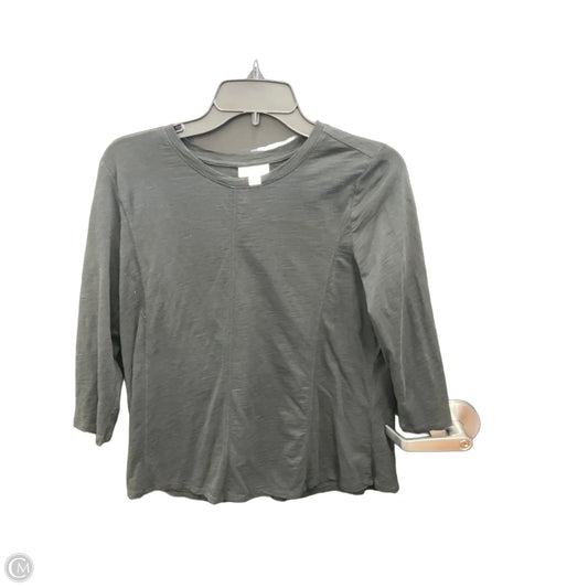 Top 3/4 Sleeve By J. Jill In Black, Size: Mp