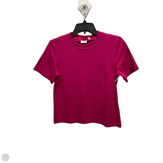 Top Short Sleeve By Babaton In Pink, Size: Xs