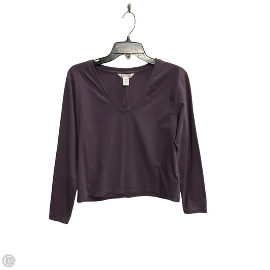 Athletic Top Long Sleeve Crewneck By Athleta In Purple, Size: Mp