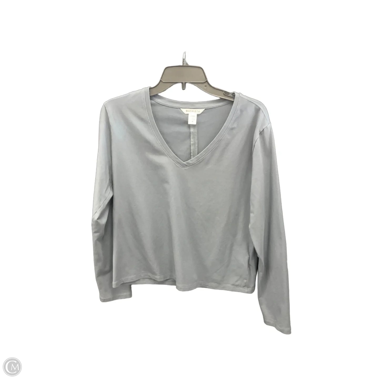Athletic Top Long Sleeve Crewneck By Athleta In Navy, Size: M