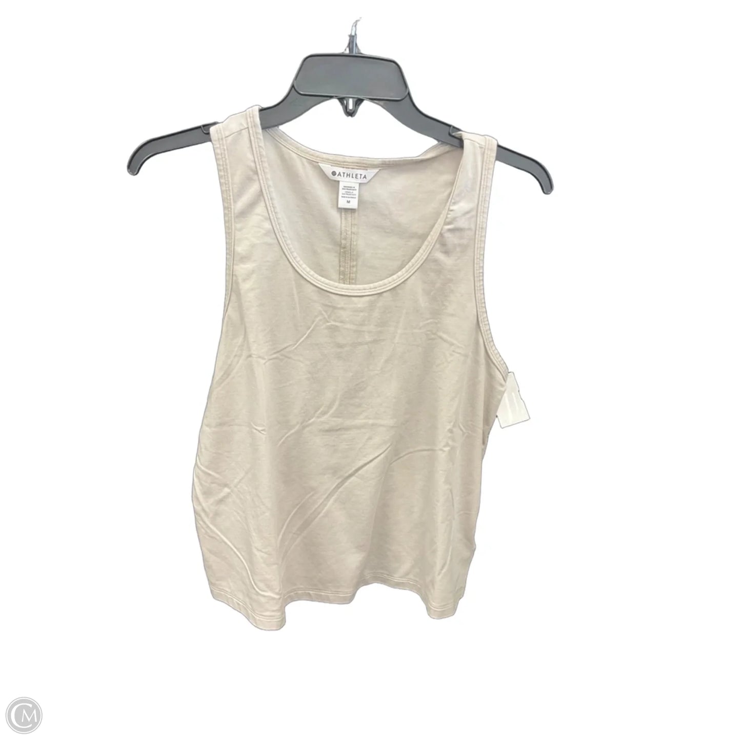 Athletic Tank Top By Athleta In Beige, Size: M