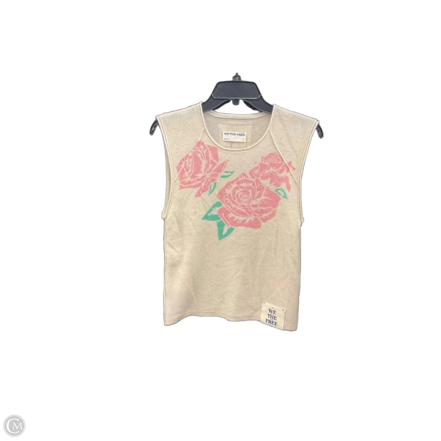 Top Sleeveless By We The Free In Tan, Size: S