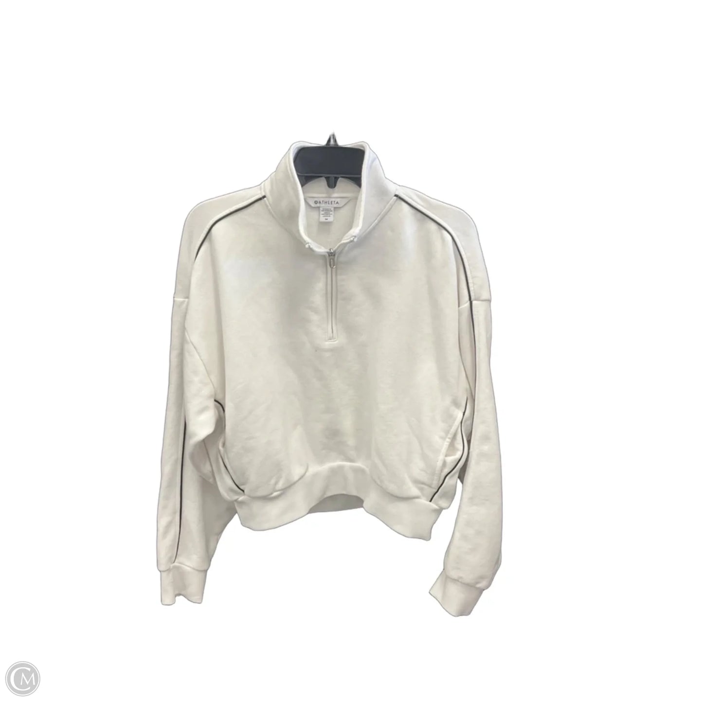 Athletic Sweatshirt Collar By Athleta In White, Size: M