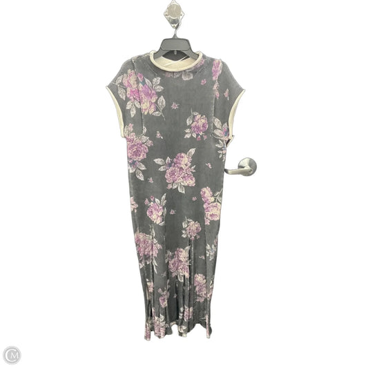 Dress Casual Maxi By Free People In Grey, Size: Sp