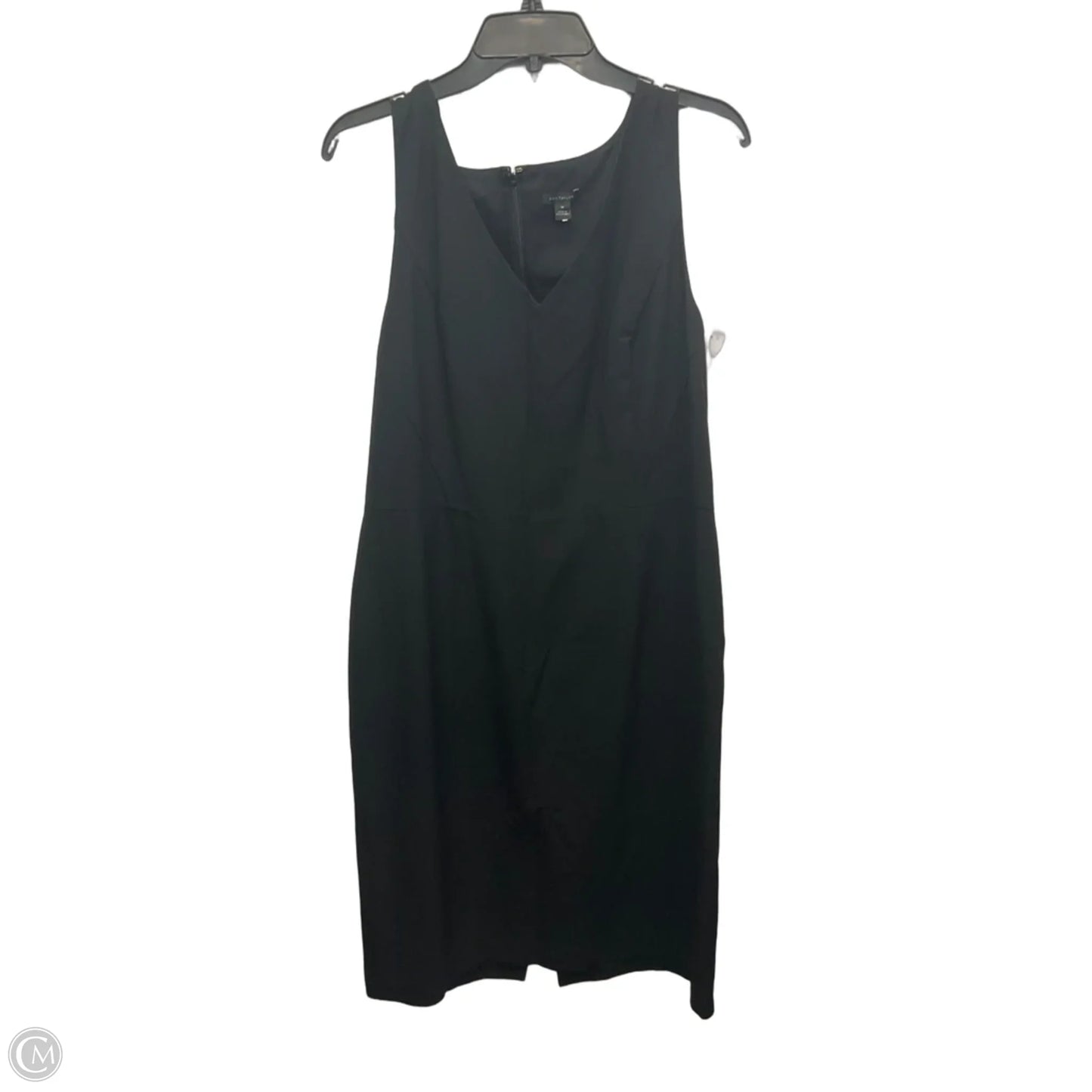 Dress Casual Midi By Ann Taylor In Black, Size: Xl