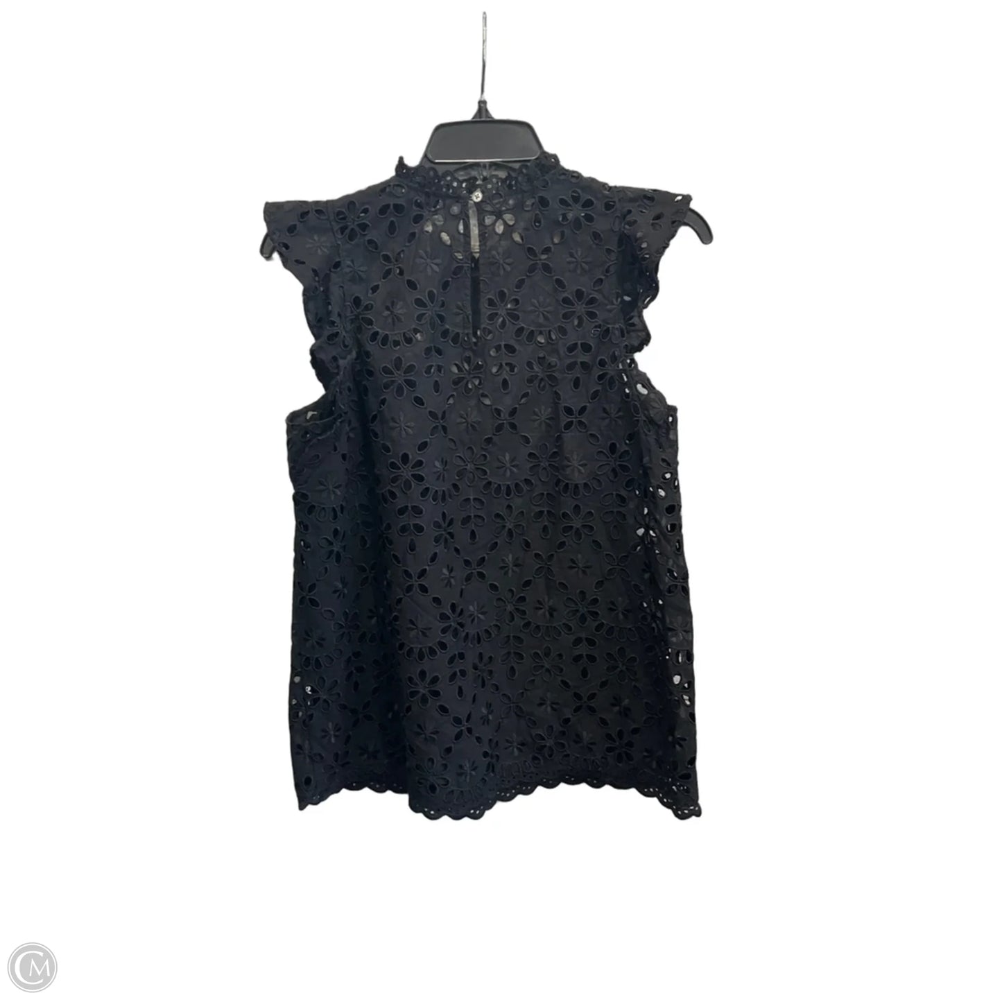 Top Short Sleeve By J. Crew In Black, Size: S