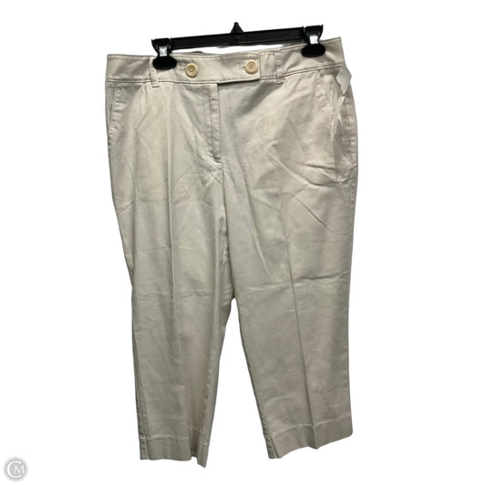 Capris By Talbots In Tan, Size: 12p