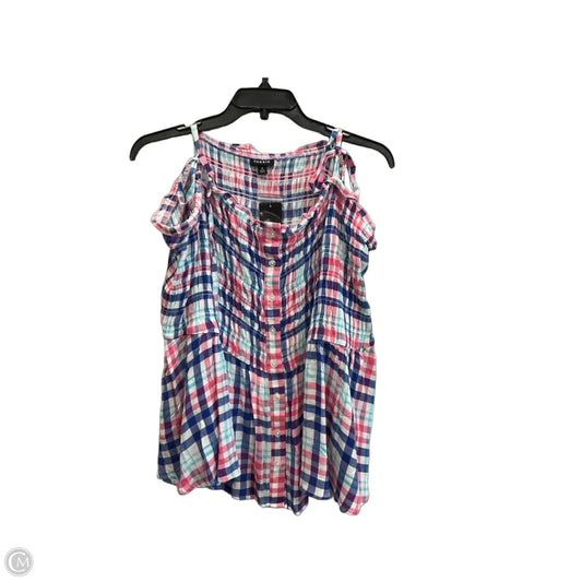 Top Sleeveless By Torrid In Multi-colored, Size: 4x