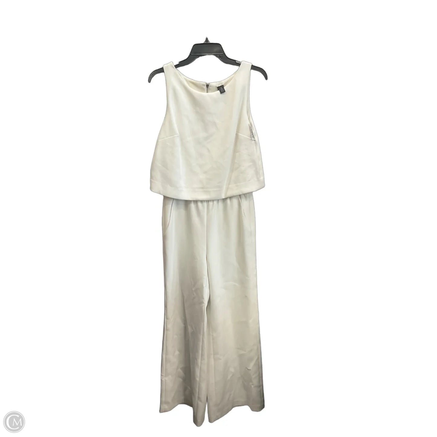 Jumpsuit By Black Label In White, Size: Xs