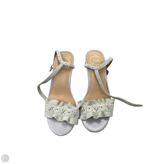 Sandals Heels Wedge By Jack Rogers In Tan, Size: 7