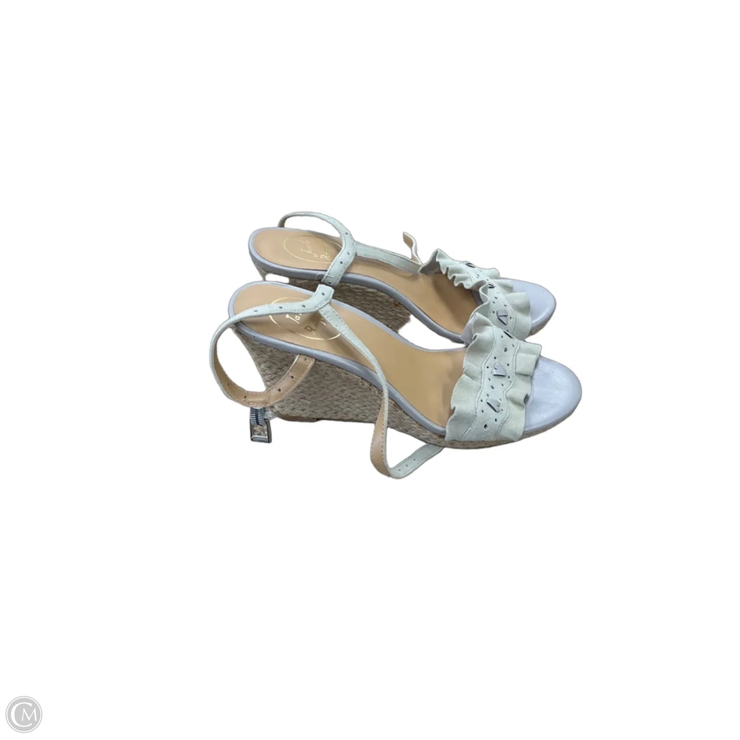Sandals Heels Wedge By Jack Rogers In Tan, Size: 7