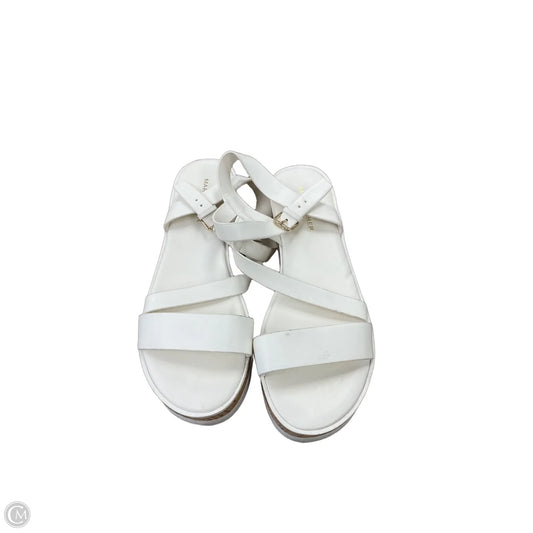Sandals Flats By Marc Fisher In White, Size: 8