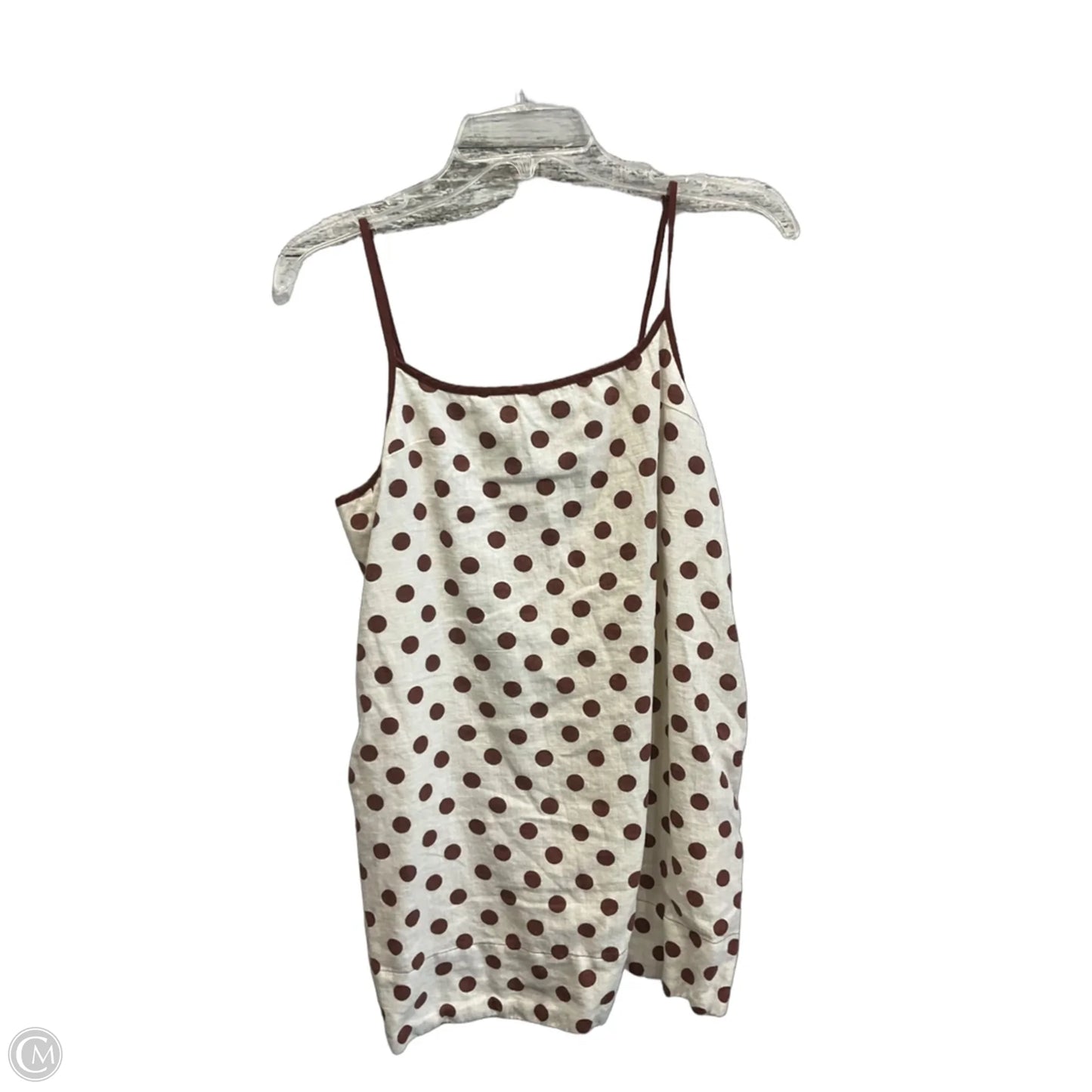 Tunic Sleeveless By Free People In Brown & Cream, Size: Xs