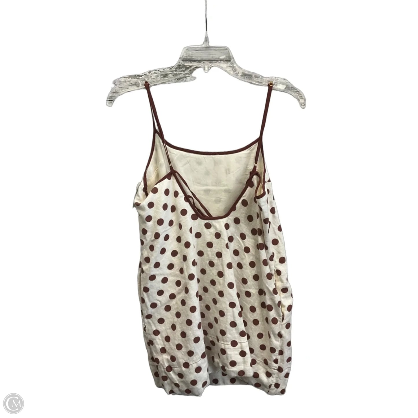 Tunic Sleeveless By Free People In Brown & Cream, Size: Xs