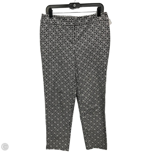 Pants Cropped By Talbots In Black & White, Size: 10