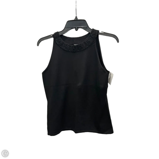 Top Sleeveless By Ann Taylor In Black, Size: M