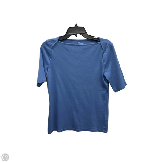Top Short Sleeve By Talbots In Blue, Size: M