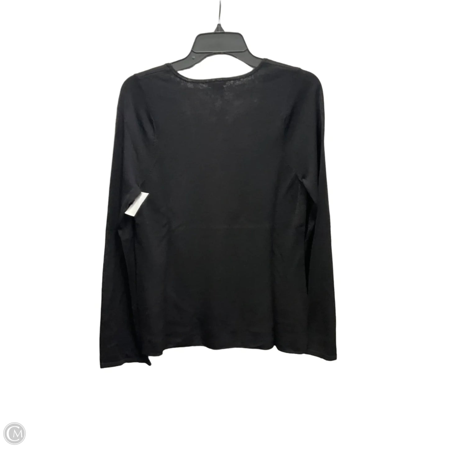 Top Long Sleeve By Ann Taylor In Black, Size: S