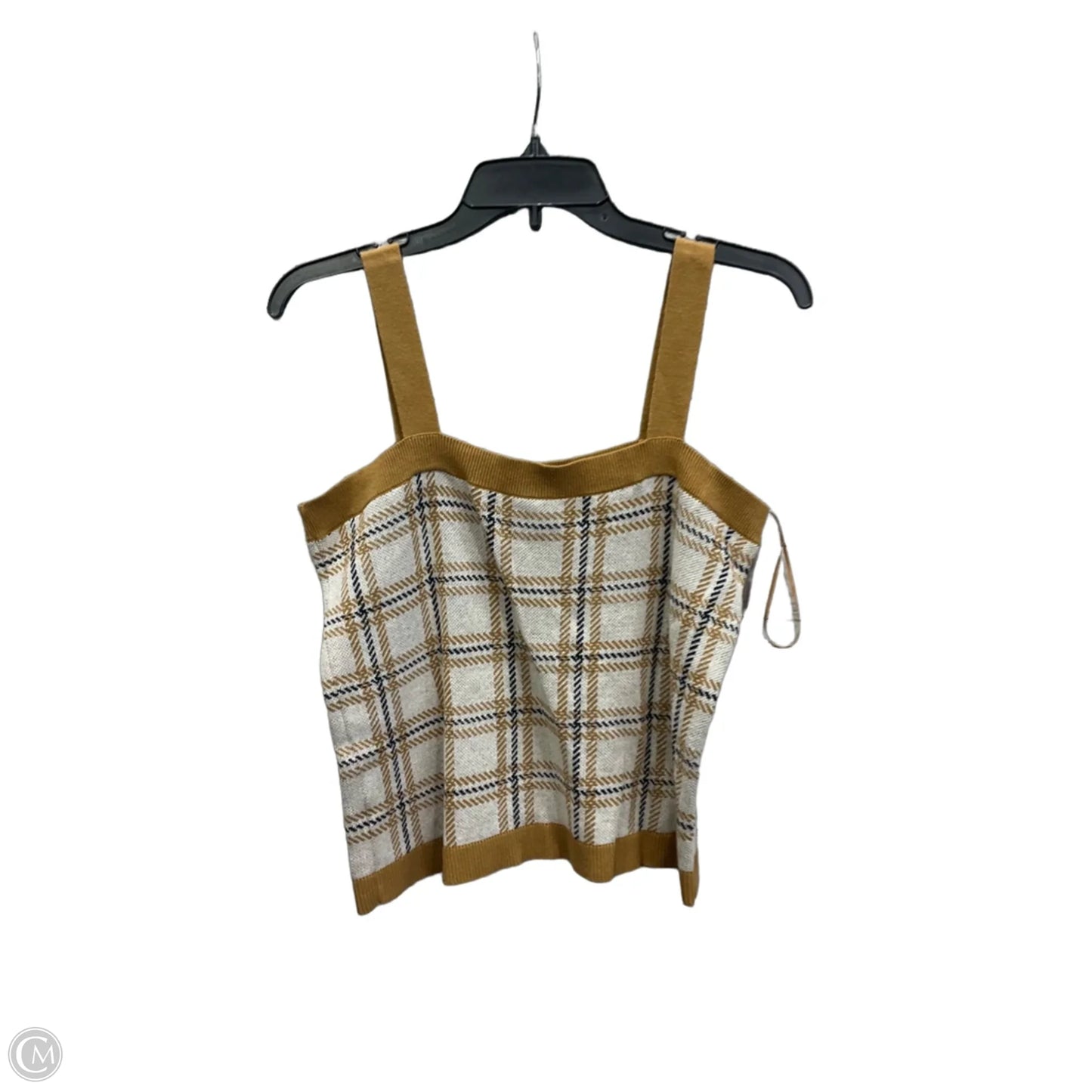 Top Sleeveless By Loft In Brown, Size: Lp