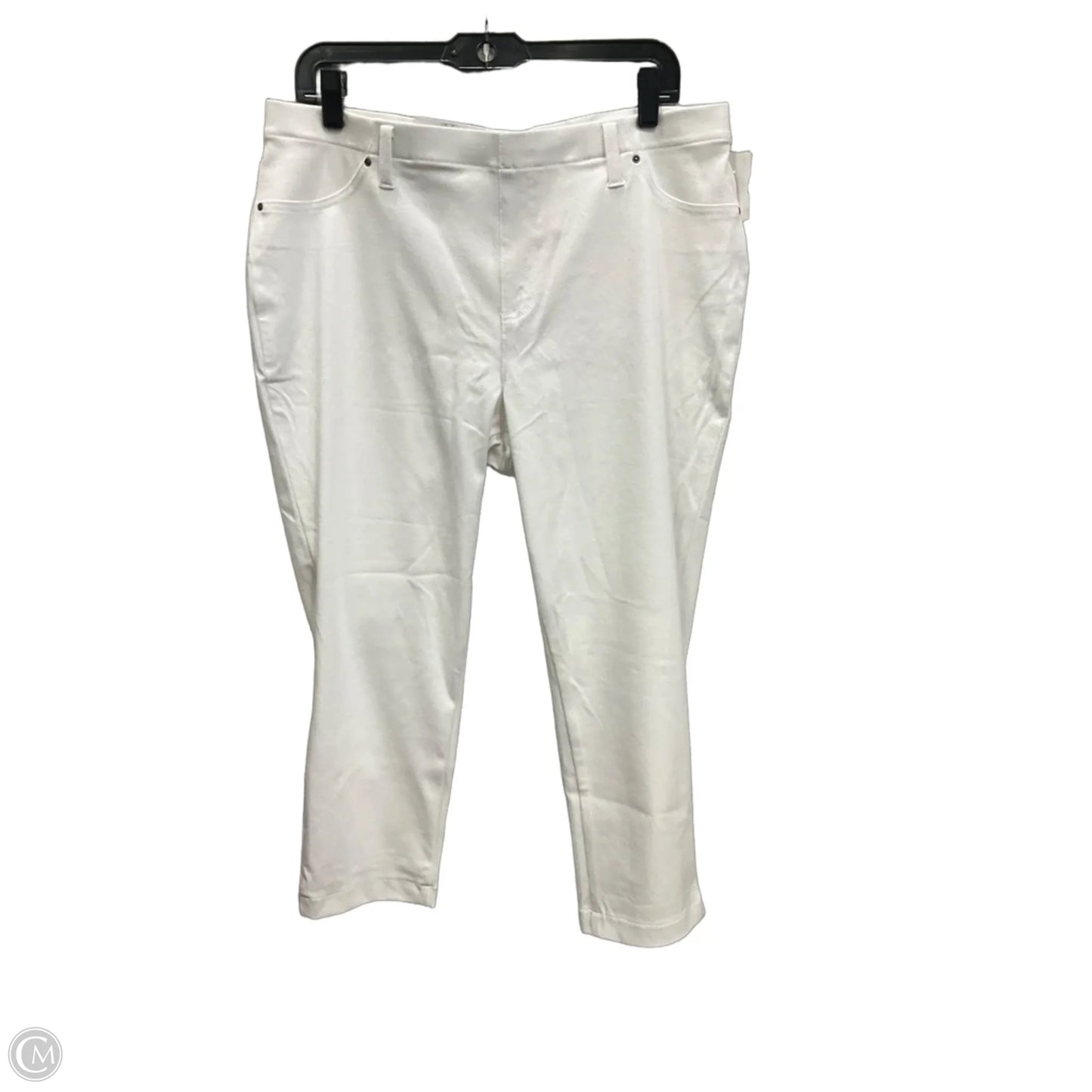 Pants Cropped By Time And Tru In White, Size: 20
