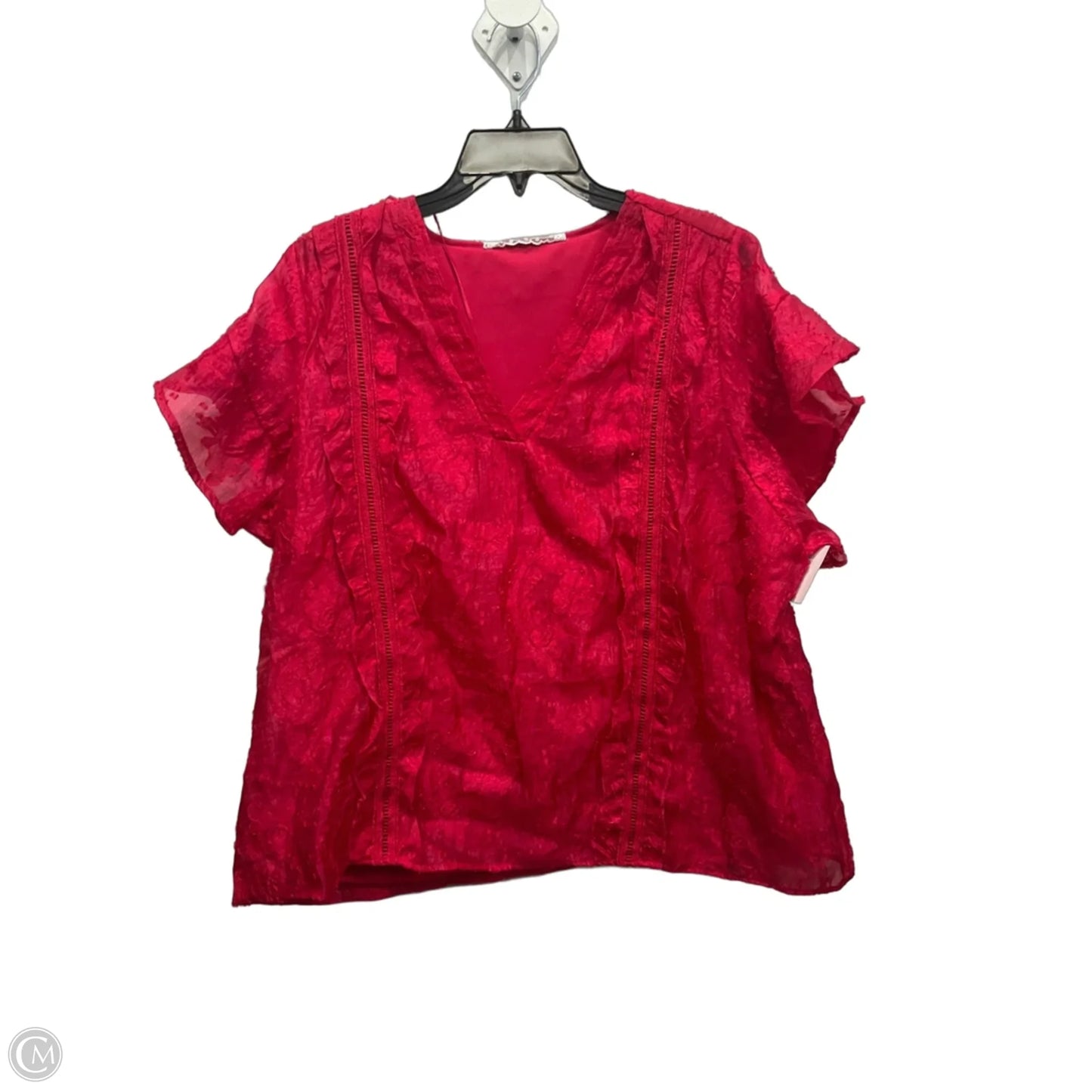 Top Sleeveless By Cupio In Pink, Size: 2x