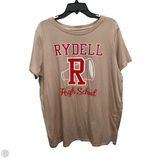 Top Short Sleeve Basic By Torrid In Tan, Size: 2x