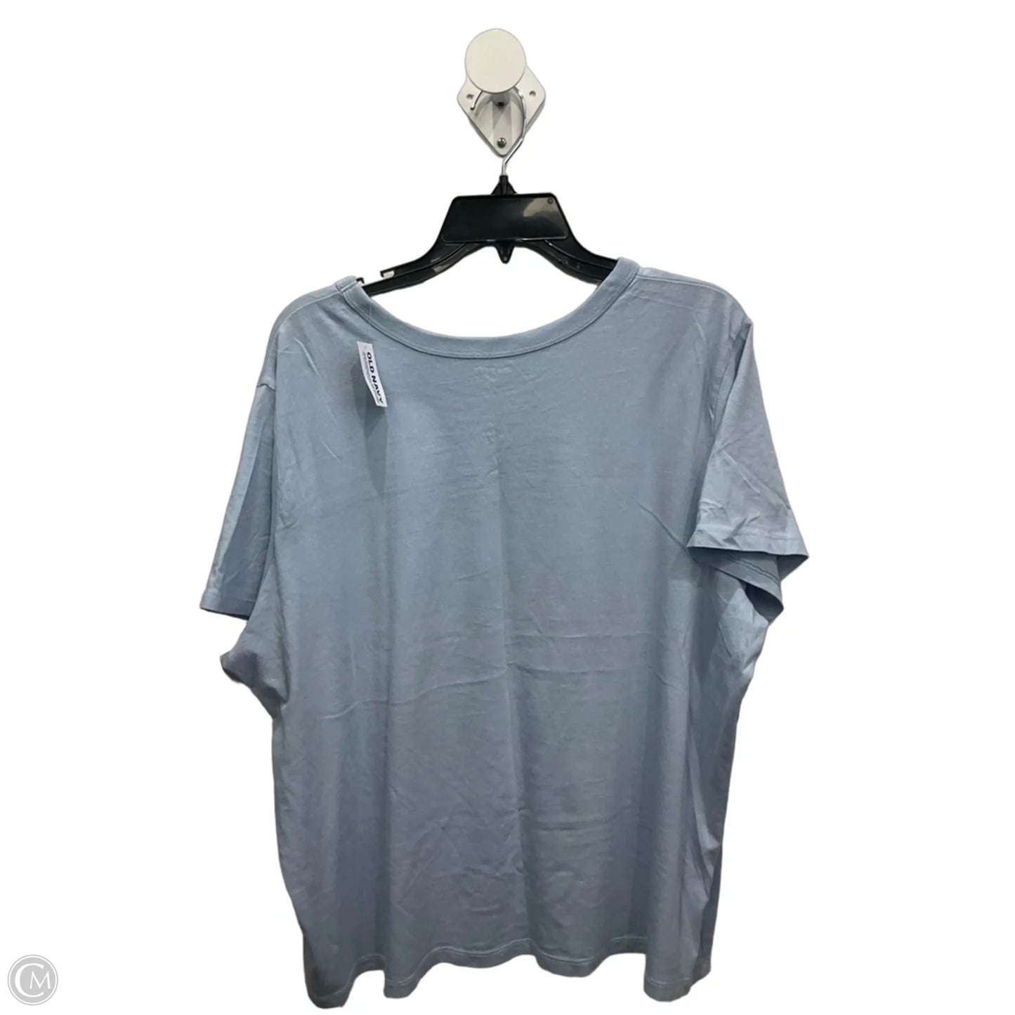Top Short Sleeve Basic By Old Navy In Blue, Size: 2x