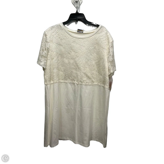 Dress Casual Short By Arula In Cream, Size: 3x