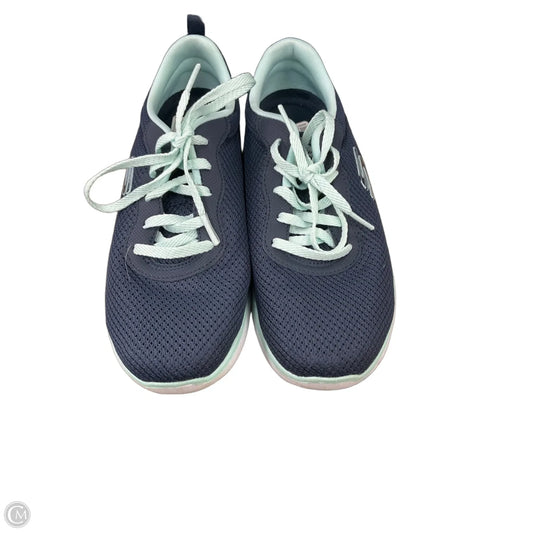 Shoes Athletic By Skechers In Blue, Size: 7