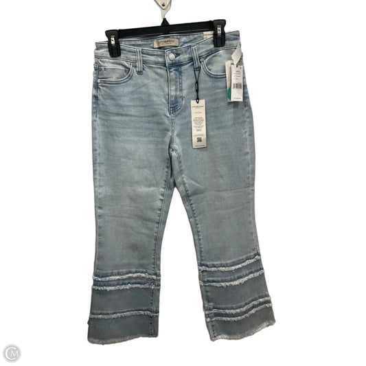 Jeans Straight By Liverpool In Blue Denim, Size: 6