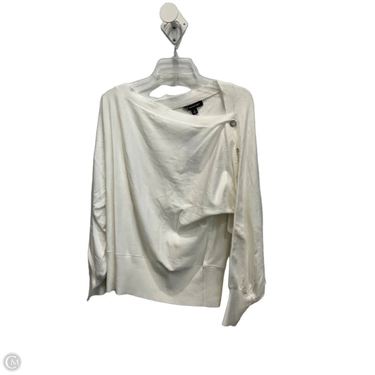 Top Long Sleeve By International Concepts In White, Size: Xl